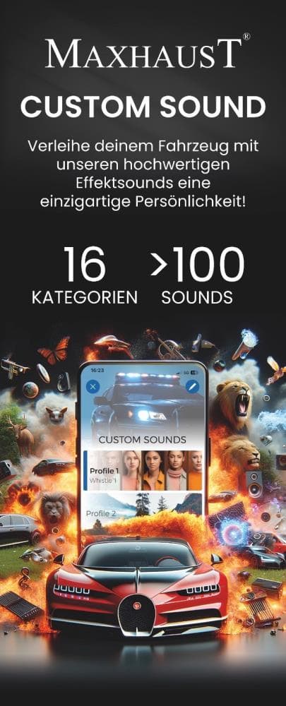 Roll-up-Banner Custom Sounds, 200 x 85 cm
