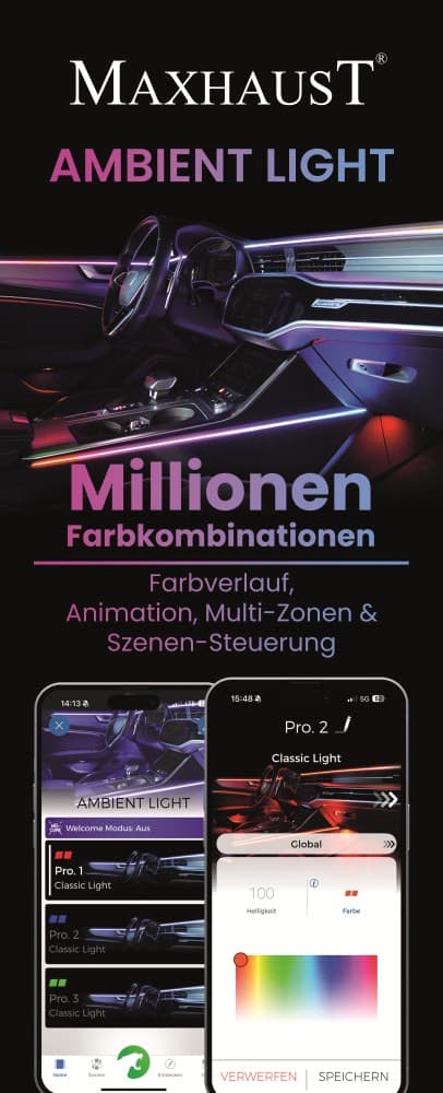 Roll-up-Banner Ambient Light, 200 x 85 cm