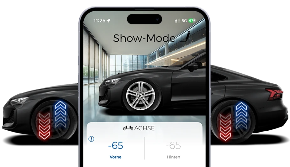Maxhaust-App: Air-Suspension-Steuerung am Audi